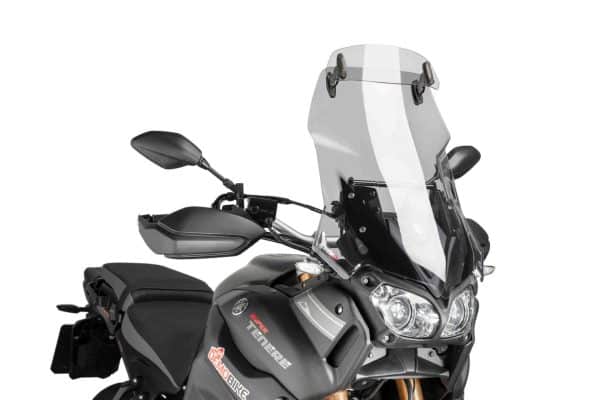 YAMAHA XT 1200Z/ZE SUPER TENERE 2014- / PUIG PLEXI ŠTÍT TOURING + DEFLEKTOR 600 X 465 MM