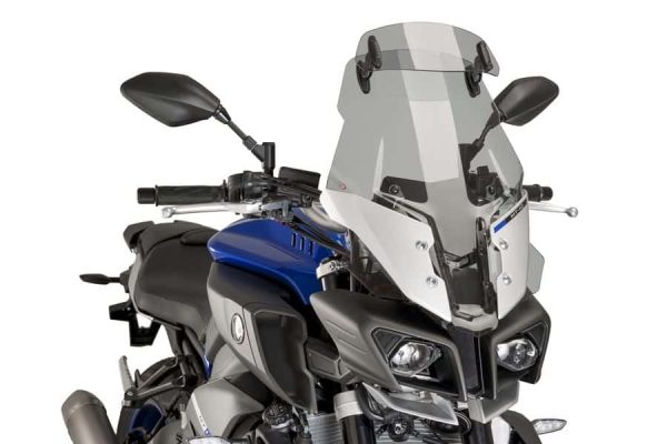 YAMAHA MT 10 /SP / PUIG PLEXI ŠTÍT TOURING PLUS + DEFLEKTOR 540 X 360 MM