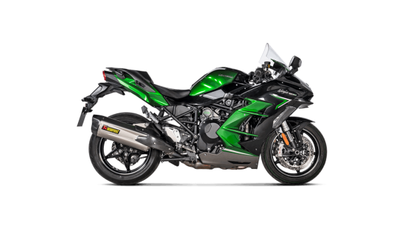 KAWASAKI NINJA H2 SX  výfuk Akrapovič Slip-On Line (Titanium) S-K10SO30-HGIT - Image 2