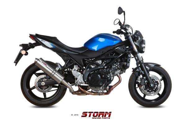 VÝFUKOVÝ TLMIČ STORM OVAL SUZUKI SV 650