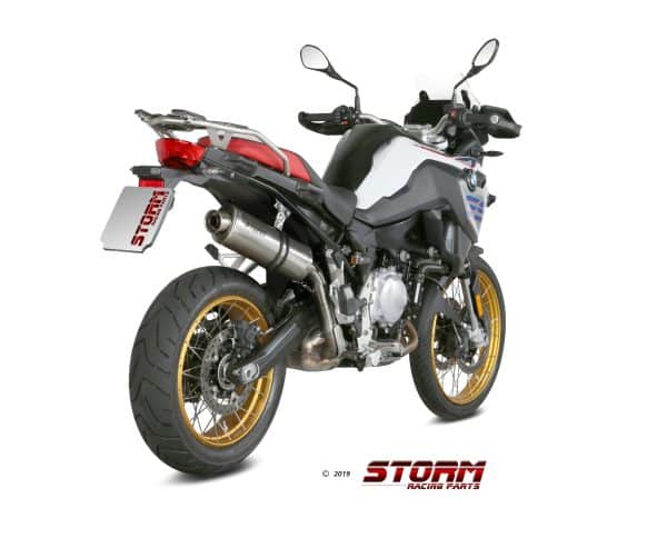 VÝFUKOVÝ TLMIČ STORM OVAL BMW F 850 GS