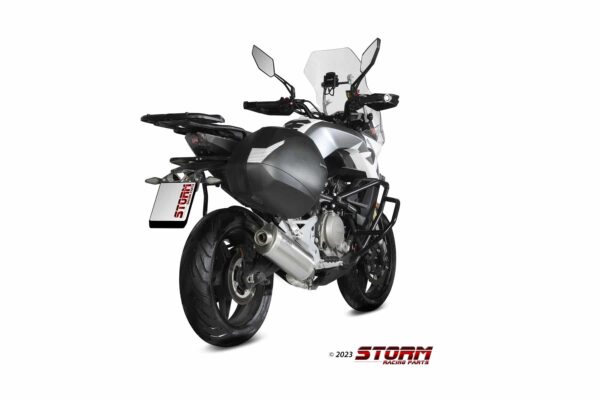 CF MOTO 650MT  VÝFUKOVÝ TLMIČ STORM OVAL - Image 3