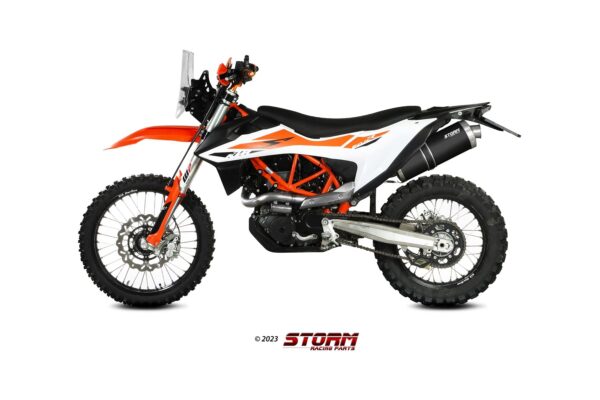 KTM 690 ENDURO R VÝFUKOVÝ TLMIČ STORM OVAL - Image 4