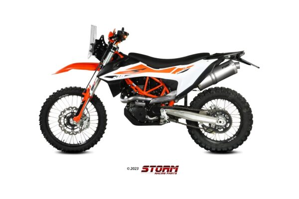 KTM 690 ENDURO R VÝFUKOVÝ TLMIČ STORM OVAL - Image 2