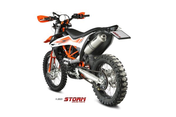 KTM 690 ENDURO R VÝFUKOVÝ TLMIČ STORM OVAL - Image 3