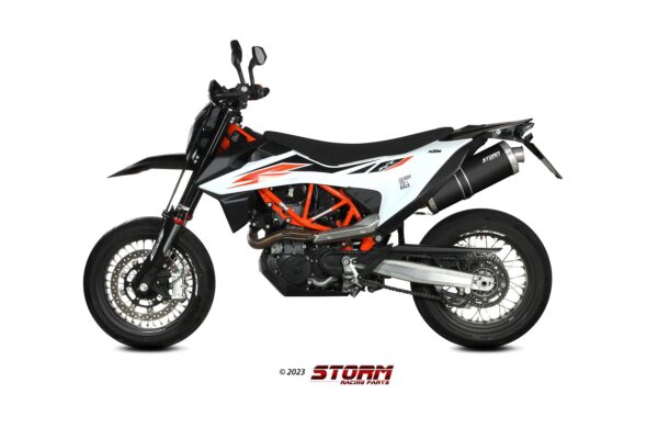 KTM 690 SMC R  VÝFUKOVÝ TLMIČ STORM OVAL - Image 4