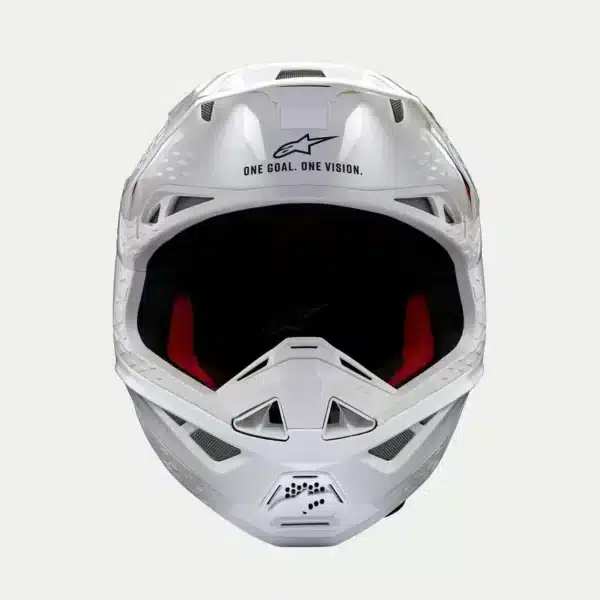 Motokrosová prilba Alpinestars SM10 SOLID Carbon WHT - Image 3