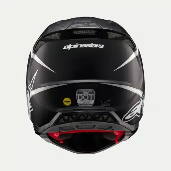 Motokrosová prilba Alpinestars SUPERTECH M10 Ampress Carbon BLK/WT - Image 4