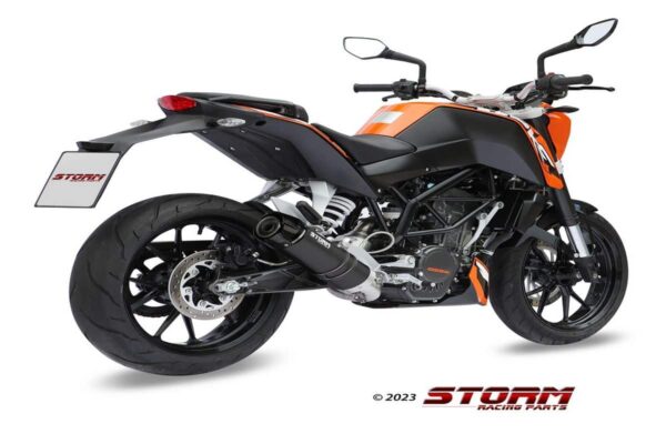 KOMPLETNÝ VÝFUKOVÝ SYSTÉM STORM GP CARBON END KTM 125 DUKE 2011 > 2016