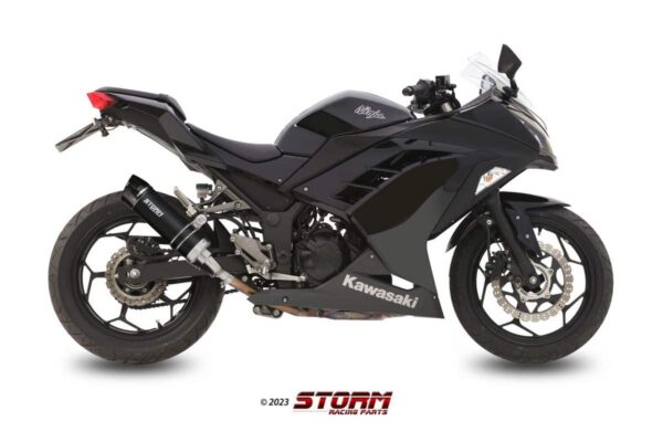 VÝFUKOVÝ TLMIČ STORM GP CARBON END KAWASAKI NINJA 300 2013 > 2016 - Image 2