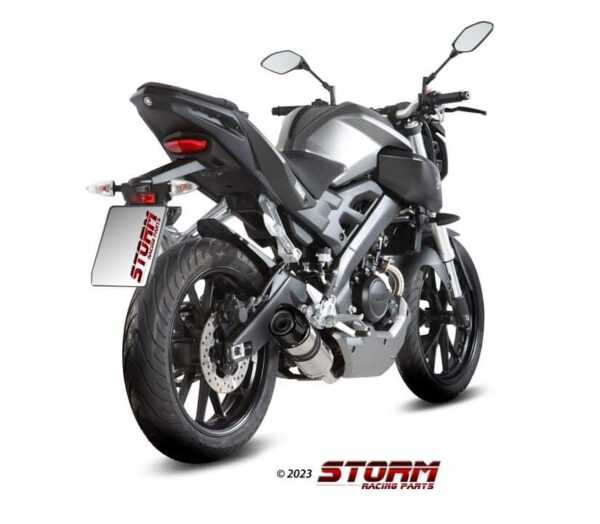 KOMPLETNÝ VÝFUKOVÝ SYSTÉM STORM GP CARBON END YAMAHA MT 125 - Image 3