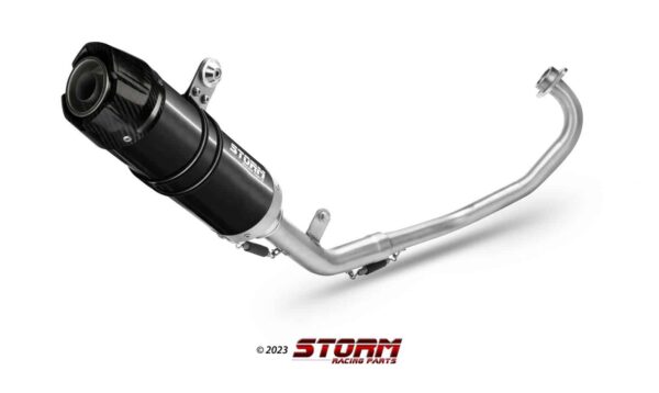 KOMPLETNÝ VÝFUKOVÝ SYSTÉM STORM GP CARBON END YAMAHA MT 125