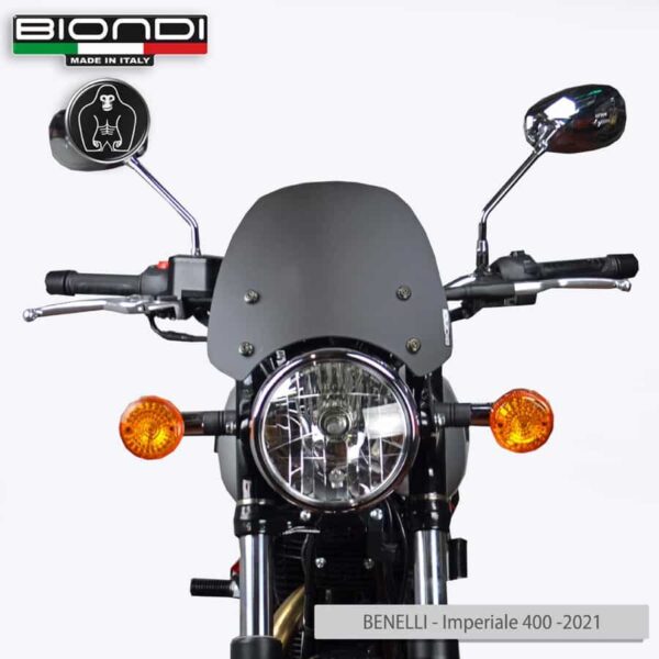 BENELLI Imperiale 400 plexi štít BIONDI Sport 265 x 270  mm - Image 5