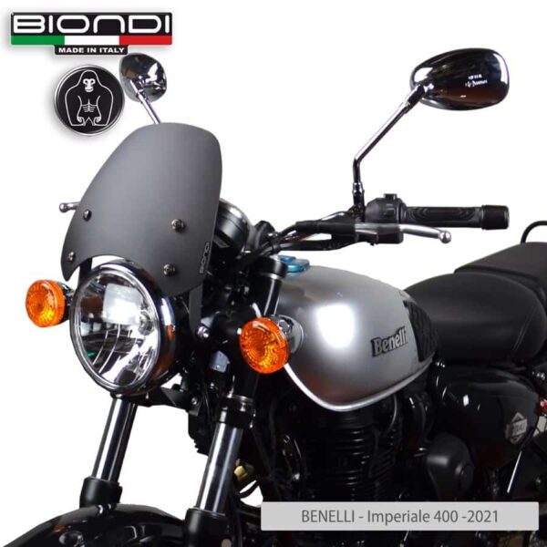 BENELLI Imperiale 400 plexi štít BIONDI Sport 265 x 270  mm