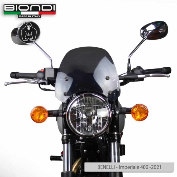 BENELLI Imperiale 400 plexi štít BIONDI Sport 265 x 270  mm - Image 3