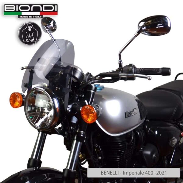 BENELLI Imperiale 400 plexi štít BIONDI Sport 265 x 270  mm - Image 4