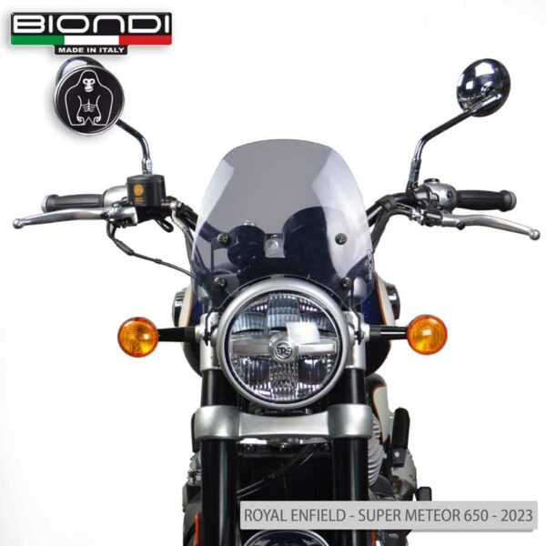 Royal Enfield INTERCEPTOR 650 / CONTINENTAL GT 650 plexi štít BIONDI Sport 265 x 270 mm - Image 10