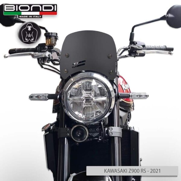 KAWASAKI Z900 RS plexi štít BIONDI Caffè 205 x 240  mm