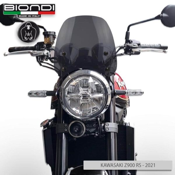 KAWASAKI Z900 RS BIONDI plexi štít Sport 265 x 270  mm - Image 4