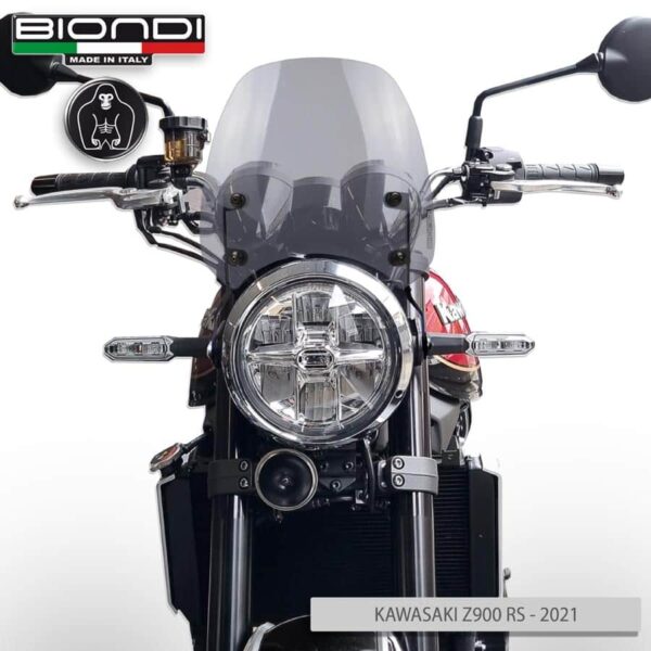 KAWASAKI Z900 RS BIONDI plexi štít Sport 265 x 270  mm - Image 3