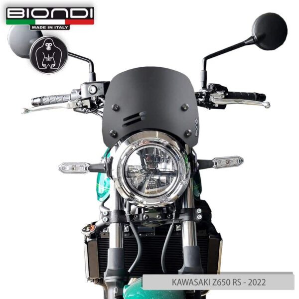 KAWASAKI Z650 RS plexi štít BIONDI Caffè 205 x 240 mm