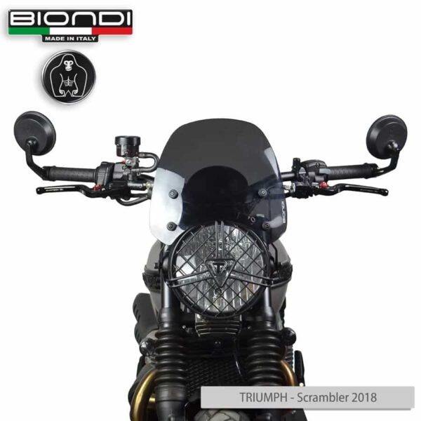 TRIUMPH Speed Twin 900/1200 BIONDI plexi štít Sport 265 x 270 mm/ 8010451 - Image 5