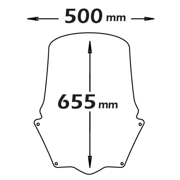 SUZUKI Burgman 400 ABS - ISOTTA plexi štít Medium - Image 2