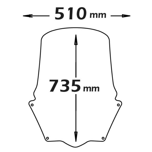 SUZUKI Burgman 400 ABS - ISOTTA plexi štít High - Image 3