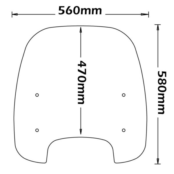 HARLEY DAVIDSON FAT BOY - ISOTTA plexi štít Medium - Image 4