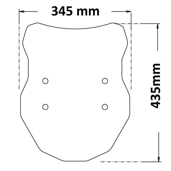 SUZUKI V-STROM 1050  - ISOTTA plexi štít Low - Image 2