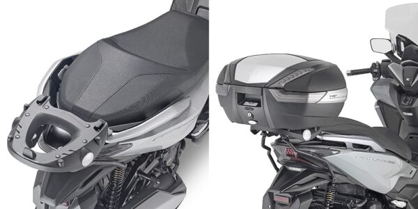 VOGE SR1 125 ADV zadný kufor GIVI B37 BLADE TECH + nosič - Image 2