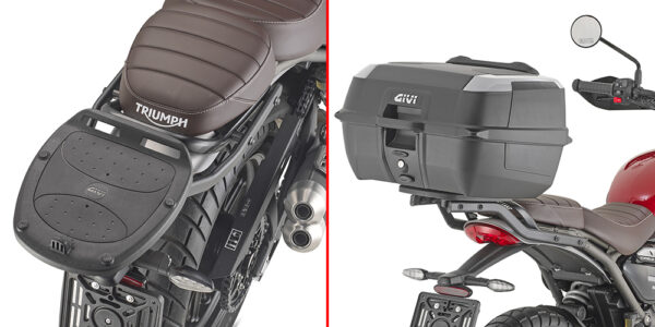 VOGE SR3 250 zadný kufor GIVI B47 BLADE TECH + nosič - Image 7